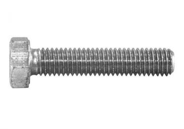 100x DIN 933 M10x30 8.8 verzinkt 